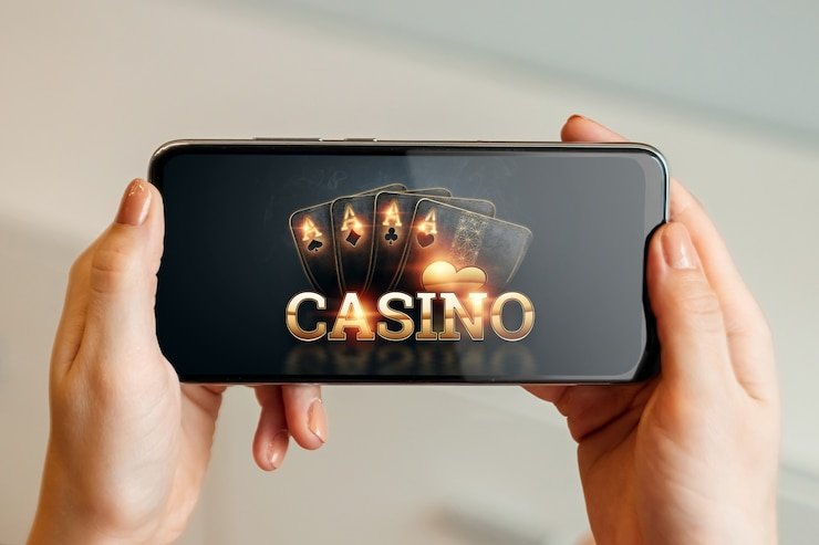 Tampilan mobile scatter pada layar ponsel